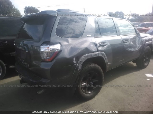 JTEZU5JR1F5095259 - 2015 TOYOTA 4RUNNER SR5/LIMITED GRAY photo 4