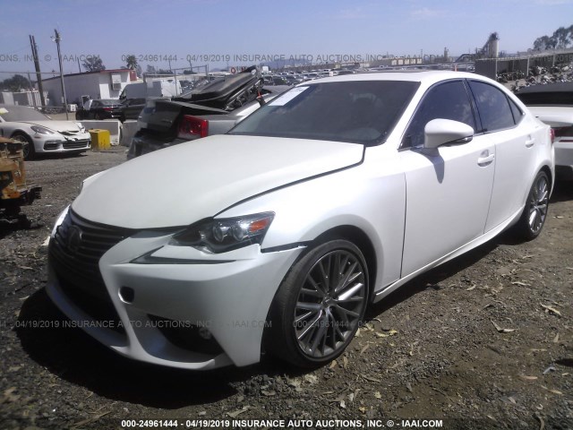 JTHBA1D27G5014447 - 2016 LEXUS IS 200T WHITE photo 2