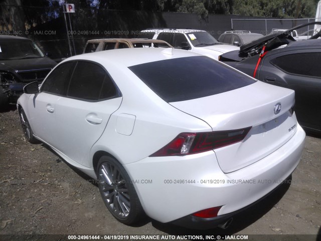 JTHBA1D27G5014447 - 2016 LEXUS IS 200T WHITE photo 3