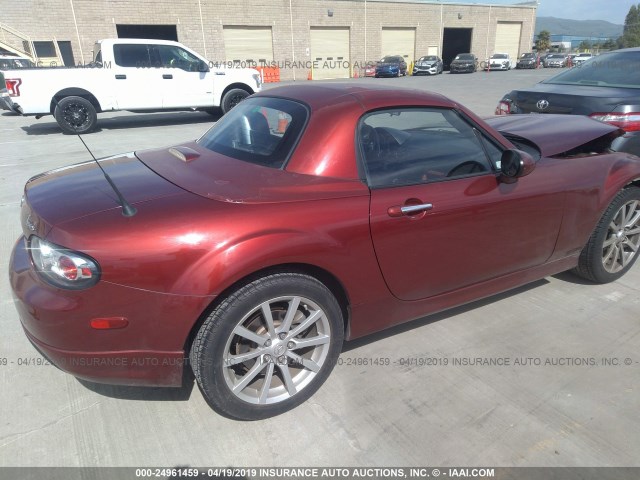 JM1NC26F370127453 - 2007 MAZDA MX-5 MIATA ORANGE photo 4