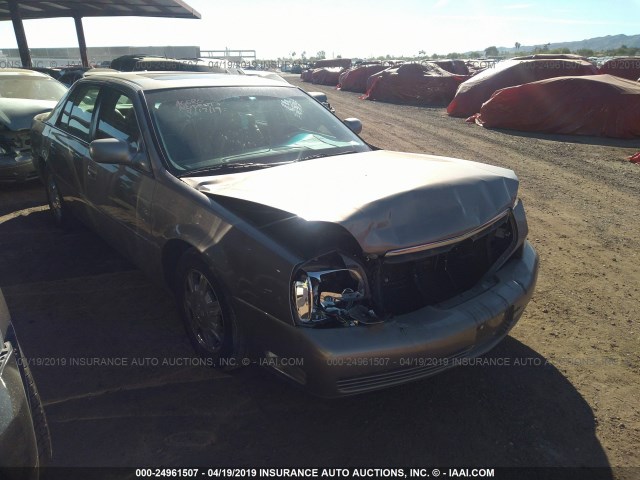 1G6KD54Y04U187459 - 2004 CADILLAC DEVILLE GOLD photo 1