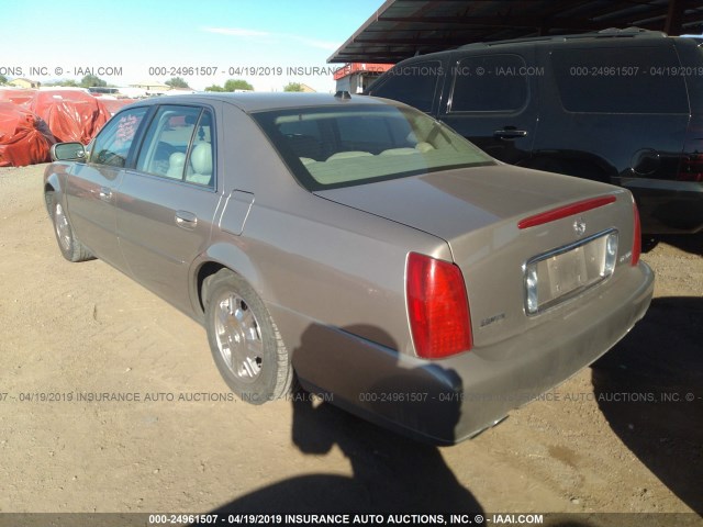 1G6KD54Y04U187459 - 2004 CADILLAC DEVILLE GOLD photo 3