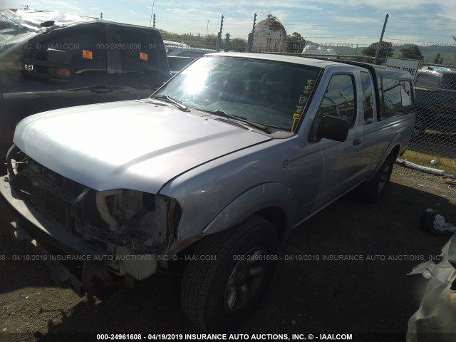 1N6DD26S11C399119 - 2001 NISSAN FRONTIER KING CAB XE SILVER photo 2