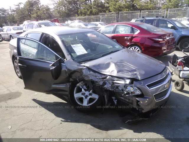 1G1ZB5EB2AF230512 - 2010 CHEVROLET MALIBU LS BROWN photo 1