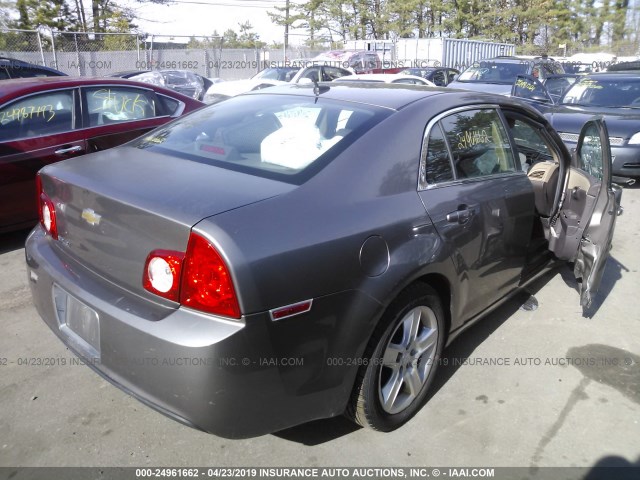 1G1ZB5EB2AF230512 - 2010 CHEVROLET MALIBU LS BROWN photo 4