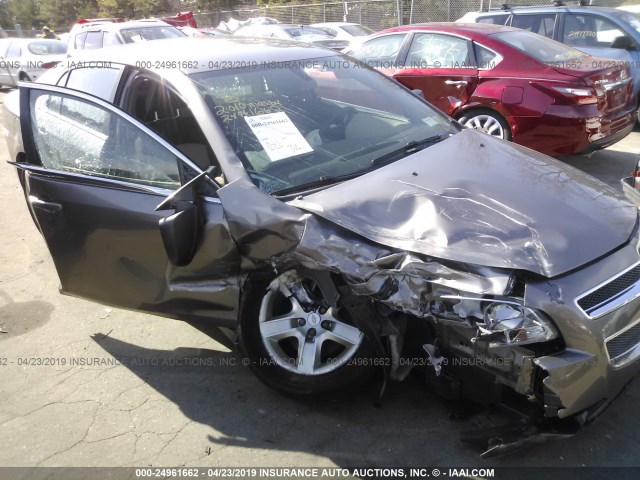 1G1ZB5EB2AF230512 - 2010 CHEVROLET MALIBU LS BROWN photo 6