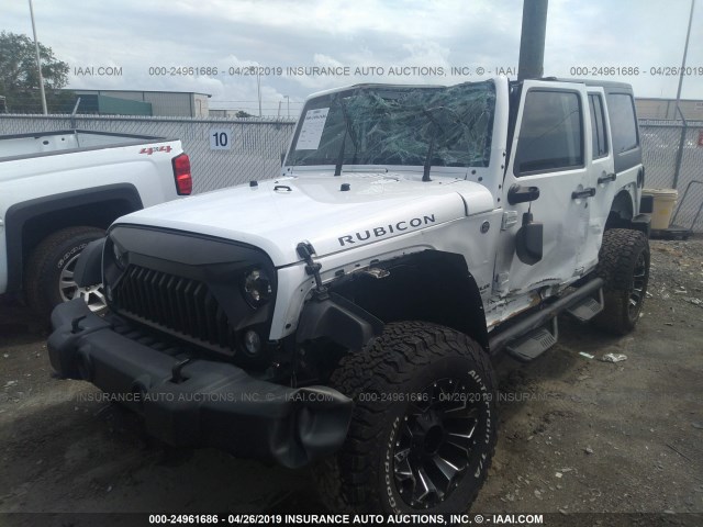 1C4BJWFG1FL515366 - 2015 JEEP WRANGLER UNLIMITE RUBICON WHITE photo 6