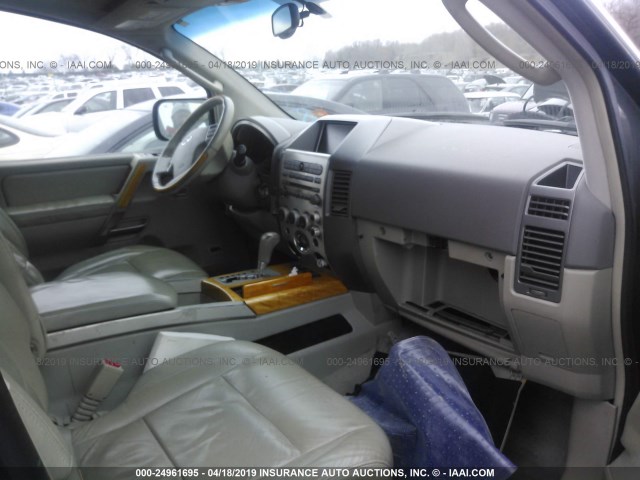 5N3AA08C14N807428 - 2004 INFINITI QX56 GRAY photo 5