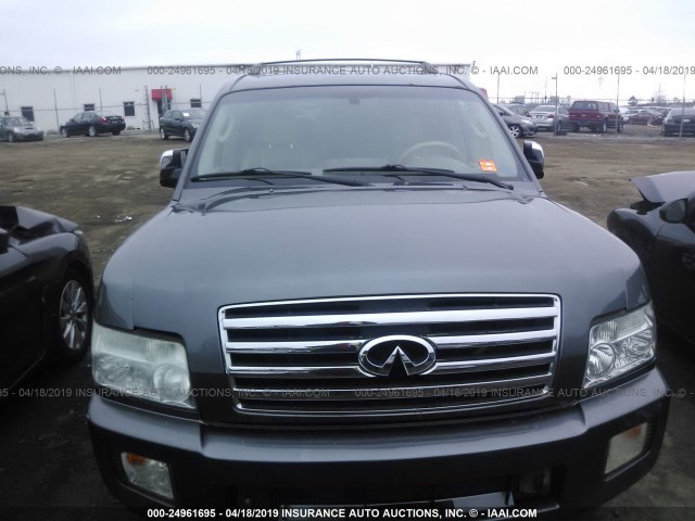 5N3AA08C14N807428 - 2004 INFINITI QX56 GRAY photo 6