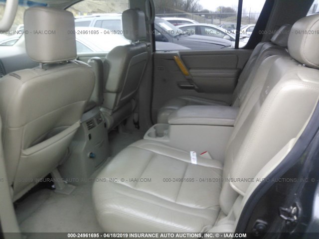 5N3AA08C14N807428 - 2004 INFINITI QX56 GRAY photo 8