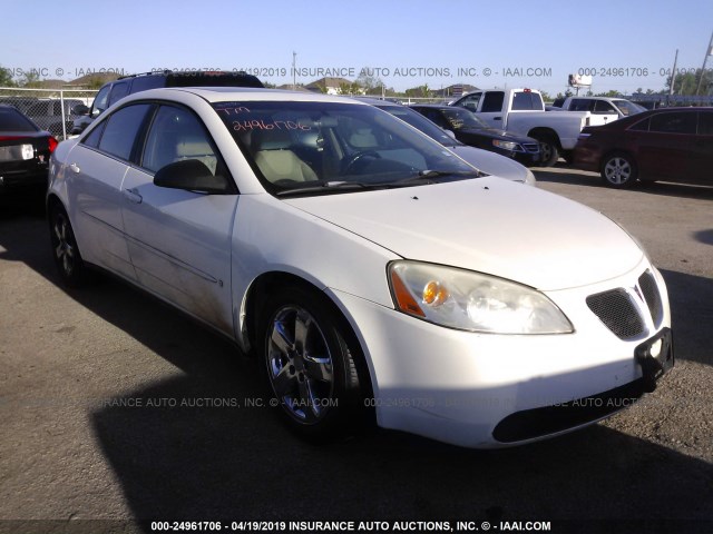 1G2ZH58N974217275 - 2007 PONTIAC G6 GT WHITE photo 1