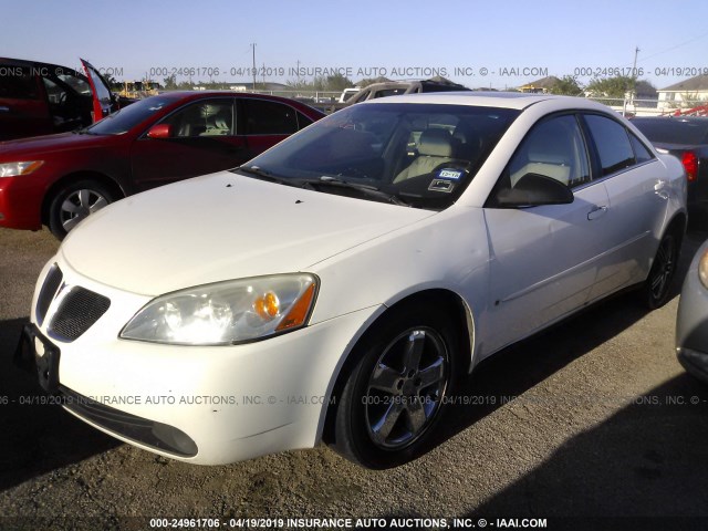 1G2ZH58N974217275 - 2007 PONTIAC G6 GT WHITE photo 2