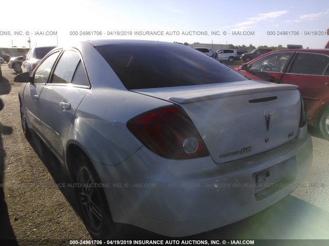 1G2ZH58N974217275 - 2007 PONTIAC G6 GT WHITE photo 3