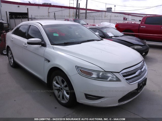 1FAHP2EW0AG121343 - 2010 FORD TAURUS SEL WHITE photo 1