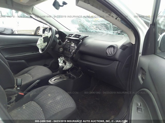 ML32A3HJ9FH042913 - 2015 MITSUBISHI MIRAGE DE WHITE photo 5