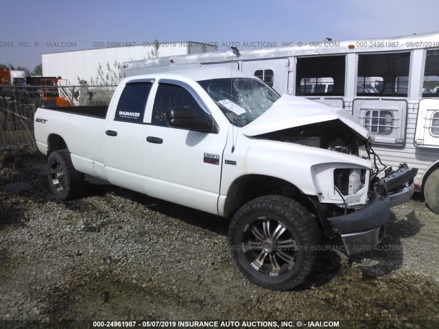 3D7KS28T29G502343 - 2009 DODGE RAM 2500 WHITE photo 1