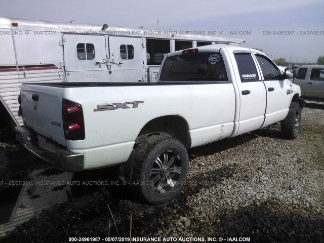 3D7KS28T29G502343 - 2009 DODGE RAM 2500 WHITE photo 4