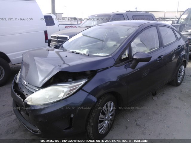 3FADP4AJ2CM184621 - 2012 FORD FIESTA S BLACK photo 2