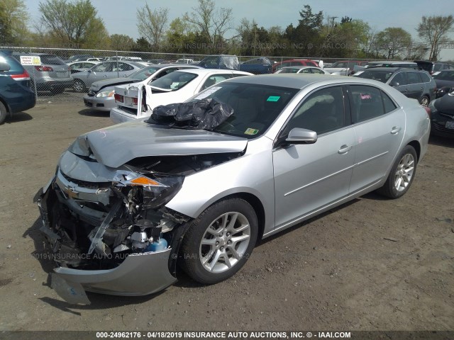 1G11C5SL0FU149289 - 2015 CHEVROLET MALIBU 1LT 银色 照片 2