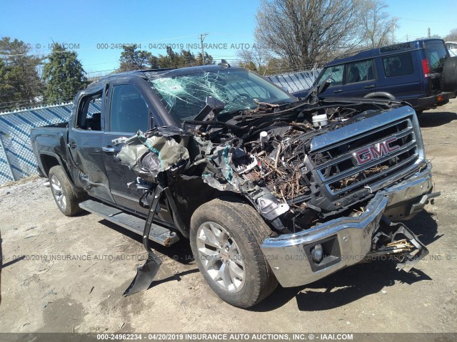 3GTU2VEC8FG148672 - 2015 GMC SIERRA K1500 SLT GRAY photo 1