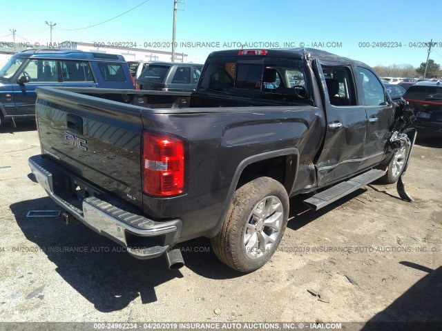 3GTU2VEC8FG148672 - 2015 GMC SIERRA K1500 SLT GRAY photo 4