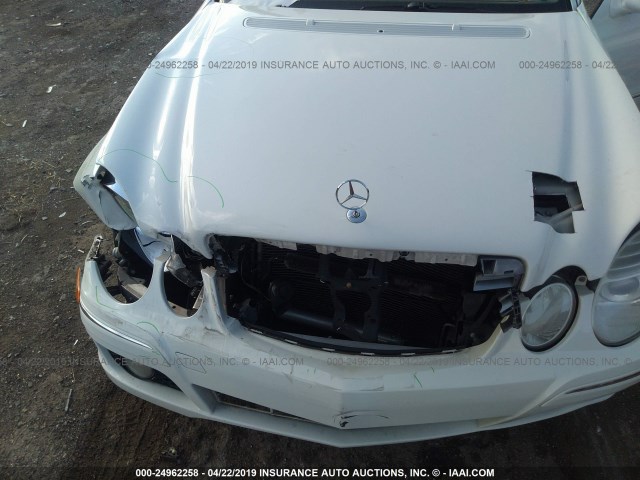 WDBUF87X69B430455 - 2009 MERCEDES-BENZ E 350 4MATIC WHITE photo 6