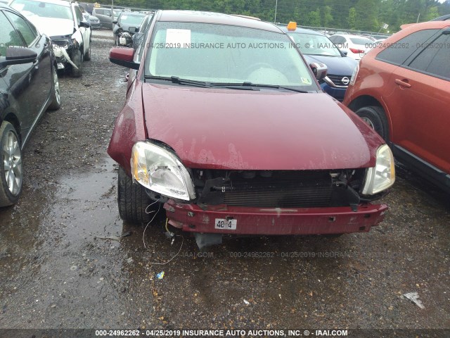 1MEHM42167G607976 - 2007 MERCURY MONTEGO PREMIER RED photo 6