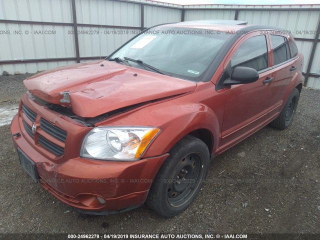 1B3HB48BX7D315600 - 2007 DODGE CALIBER SXT 橙色 照片 2