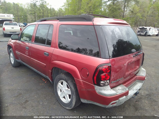 1GNES16S236145127 - 2003 CHEVROLET TRAILBLAZER EXT RED photo 3