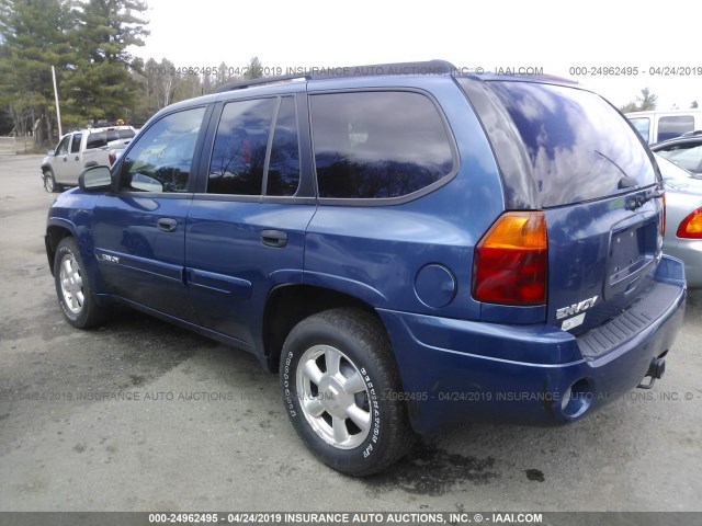 1GKDT13S552320975 - 2005 GMC ENVOY BLUE photo 3