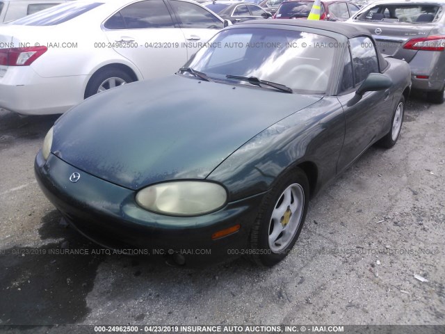 JM1NB3536Y0152462 - 2000 MAZDA MX-5 MIATA LS GRAY photo 2