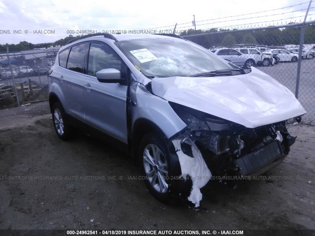 1FMCU9HD1KUA65542 - 2019 FORD ESCAPE SEL SILVER photo 1