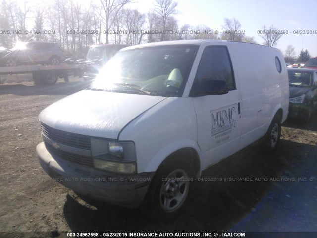 1GCDL19X75B115589 - 2005 CHEVROLET ASTRO WHITE photo 2