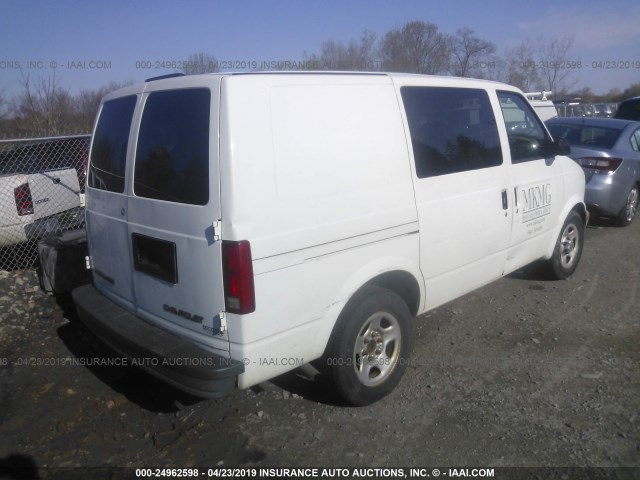 1GCDL19X75B115589 - 2005 CHEVROLET ASTRO WHITE photo 4