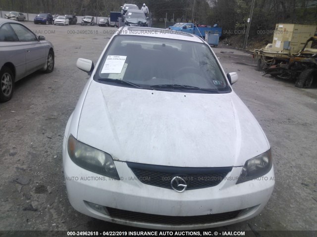 JM1BJ226231214408 - 2003 MAZDA PROTEGE DX/LX/ES WHITE photo 6