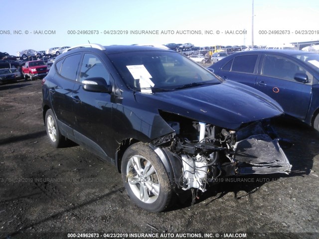 KM8JUCAC2DU581398 - 2013 HYUNDAI TUCSON GLS/LIMITED შავი ფოტო 1