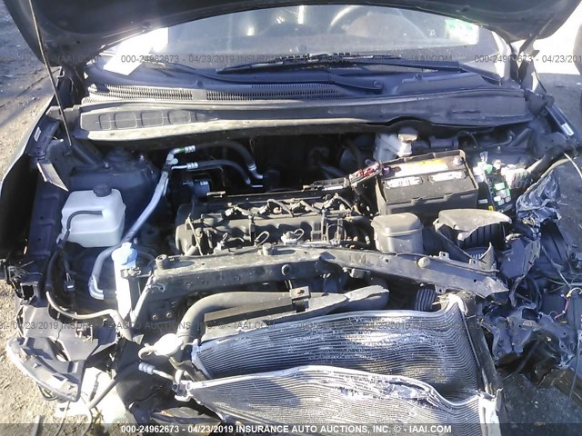 KM8JUCAC2DU581398 - 2013 HYUNDAI TUCSON GLS/LIMITED შავი ფოტო 10