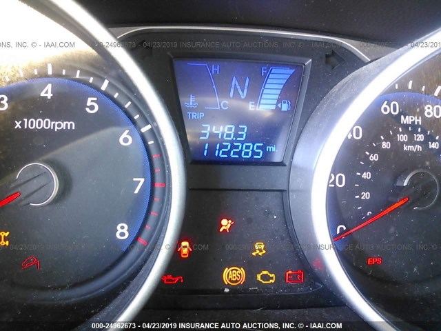 KM8JUCAC2DU581398 - 2013 HYUNDAI TUCSON GLS/LIMITED შავი ფოტო 7