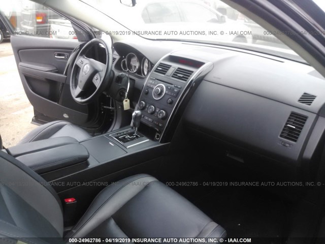 JM3TB2CA4C0343204 - 2012 MAZDA CX-9 BLACK photo 5