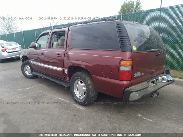 1GKFK16T23J194514 - 2003 GMC YUKON XL K1500 RED photo 3