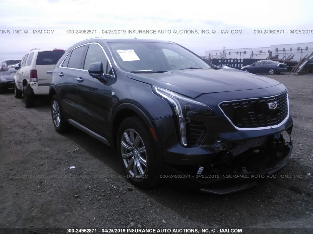 1GYFZDR48KF101004 - 2019 CADILLAC XT4 PREMIUM LUXURY GRAY photo 1