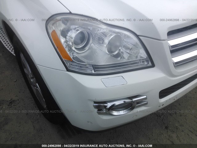 4JGBF22EX8A404758 - 2008 MERCEDES-BENZ GL 320 CDI WHITE photo 6