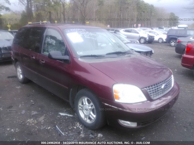 2FMZA52206BA49749 - 2006 FORD FREESTAR SEL ბურგუნდია ფოტო 1