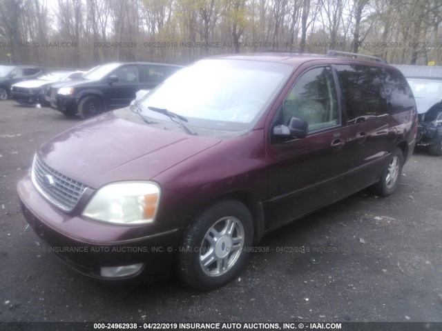2FMZA52206BA49749 - 2006 FORD FREESTAR SEL ბურგუნდია ფოტო 2