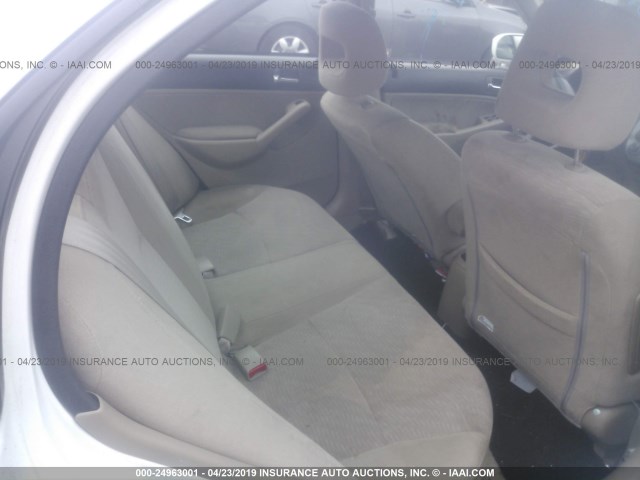 JHMES966X3S014107 - 2003 HONDA CIVIC HYBRID WHITE photo 8