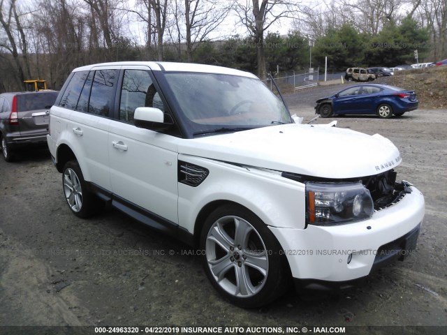 SALSK2D4XCA738620 - 2012 LAND ROVER RANGE ROVER SPORT LUX WHITE photo 1