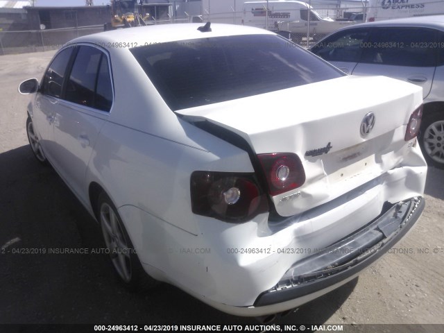 3VWRM71K08M033168 - 2008 VOLKSWAGEN JETTA SE/SEL WHITE photo 3