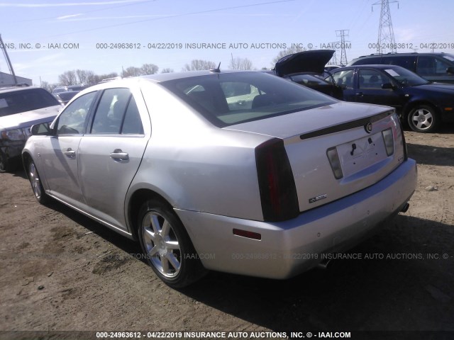 1G6DC67A650190486 - 2005 CADILLAC STS SILVER photo 3