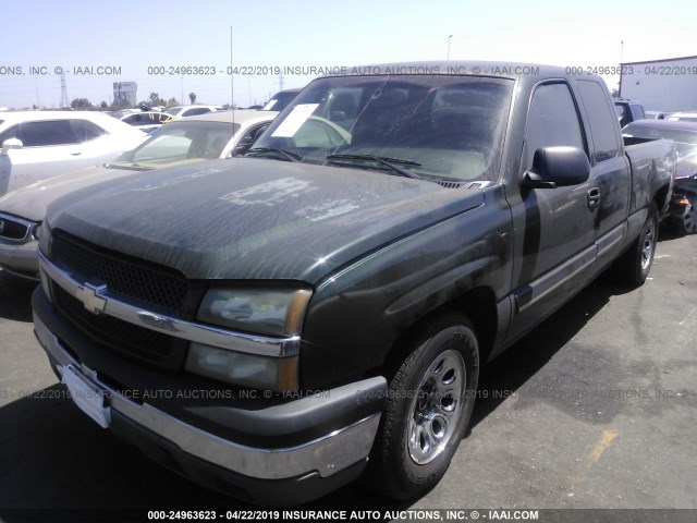 2GCEC19T841220321 - 2004 CHEVROLET SILVERADO C1500 GREEN photo 2