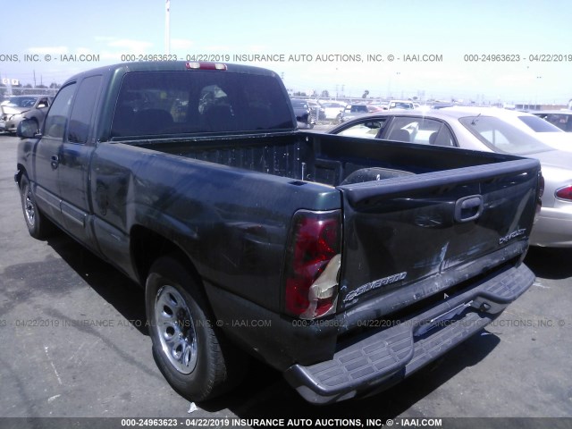 2GCEC19T841220321 - 2004 CHEVROLET SILVERADO C1500 GREEN photo 3